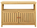 Garden Console Table Light Acacia 80 x 35 x 75 cm 42026800