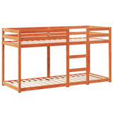 Bunk Bed without Mattress Wax Brown 80x200 cm Solid Wood Pine 3282083