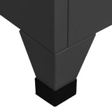 Locker Cabinet Anthracite 38x45x180 cm Steel 339775
