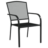 Garden Dining Set Anthracite Steel 3187970