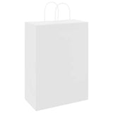 Paper Bags 250 pcs with Handles White 32x17x44 cm 4101622