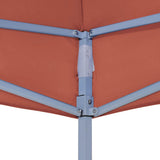 Party Tent Roof 4.5x3 m Terracotta 270 g/m 315372