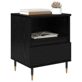 Bedside Cabinet 2 pcs Black Oak 40 x 35 x 50 cm Engineered Wood 882654