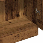 Highboard Old Wood 82.5x30.5x185 cm Engineered Wood 3318716