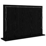 Vanity Mirror Rectangular with Mirror Black Oak 80 x 15 x 18 cm 868294