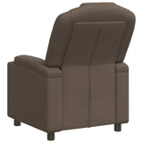 Recliner Chair Grey 75 x 95 x 106 cm Fabric 42051142