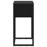 End Table Black Oak 100 x 36 x 75 cm Engineered Wood 886696