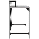 Desk Grey Sonoma 100x50x90 cm Engineered Wood and Iron 826702