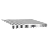 Manual Retractable Awning with LED Anthracite&White 300x250 cm 3215779