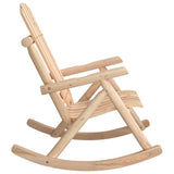 Garden Rocking Chair Natural Wood Solid spruce wood Medium 363345