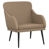 Armchair Cappuccino 63x76x80 cm Faux Leather 351429