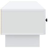 TV Cabinet with Drawer White 147 x 34.5 x 30 cm Engineered Wood 894015