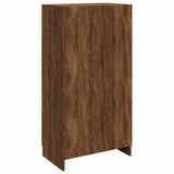 Shoe Cabinet Brown Oak 55x35x108 cm Engineered Wood 342670