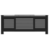 MDF Radiator Cover Black 205 cm 325552