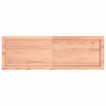 Table Top Light Brown 120x40x cm Treated Solid Wood Oak 3156371