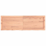 Table Top Light Brown 120x40x cm Treated Solid Wood Oak 3156371