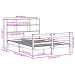 ZNTS Bookcase Bed without Mattress 160x200 cm Solid Wood Pine 3321903