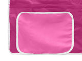 Kids'Loft Bed Frame Black and Pink 75 x 190 cm Metal 42020843