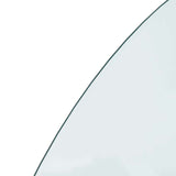 Fireplace Glass Plate Transparent 1200 x 600 mm Glass 353849