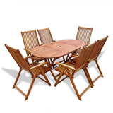 Dining Table And Chair Natural Wood Solid Acacia wood Medium 41815
