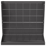 Hay Feeder Black 71 x 33 x 70 cm Cold-Rolled Steel 874630