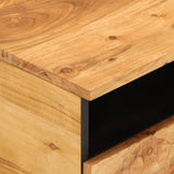Coffee Table 80x54x40 cm Solid Wood Acacia 356868
