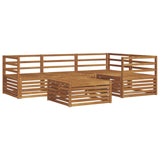 Outdoor Sofa Set 5 pcs Natural Solid Acacia Wood 3373399