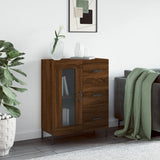 Sideboard Brown Oak 69.5x34x90 cm Engineered Wood 828059