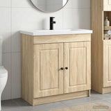 Bathroom Furniture Set Sonoma Oak 78.5 x 37.5 x 81 cm 3404136