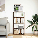 Bookcase Smoked Oak 60x20x120,5 cm Engineered Wood 858151