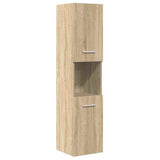 5 Piece Bathroom Furniture Set Sonoma Oak Engineered Wood 3325030