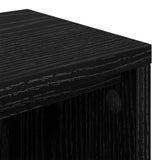 Studio Desk Black Oak 152 x 36 x 19.5 cm Engineered Wood 8006693