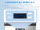 Commercial Ice Maker Machine, Freestanding Stainless Steel Ice Machine with Self-Cleaning, LCD T3398P553215