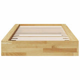 Bed Frame Oak Solid oak wood Single Storage Bed Frame 3324120