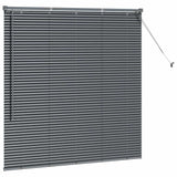 Window Blind with Curtains Manual Dark grey Aluminium 42006054