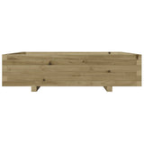 Garden Planter 100x100x26.5 cm Impregnated Wood Pine 847322
