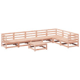 Garden Sofa Set Reddish-Brown Solid Douglas Fir Wood Large 3299476
