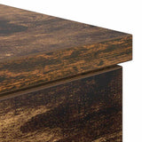 Desk with Drawer Smoked oak 140 x 49 x 76 cm Engineered wood 3328511