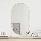 Wall Mirror Gold 80x50 cm 348220