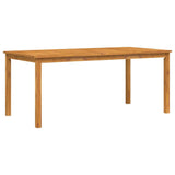 Garden Dining Set 7 pcs Brown Solid Acacia Wood 3375660