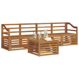 Sofa Sets 5 pcs Natural Solid Acacia Wood 3374344