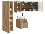 Bathroom Cabinet Set 5 pcs Artisan Oak Engineered Wood 3407342