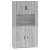 Highboard Grey Sonoma Engineered Wood 3185357