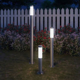 ZNTS Garden Lamp Set 3-piece Waterproof Stainless Steel 40374