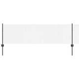 Welded Wire Fence with Post 100 x 0.6 m PVC-Coated Steel Grey 3336655