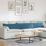 Sofa Pillows 2 pcs Blue 200 x 40 cm Corduroy Fabric 42013884