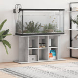 Aquarium Stand Concrete Grey 120x40x60 cm Engineered Wood 833595