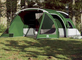 Camping Tent Tunnel 4-Person Green Waterproof 94743