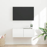 TV Wall Cabinet White 78.5 x 31 x 29.5 cm Engineered Wood 892209