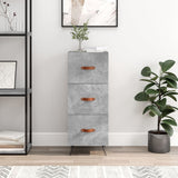 Sideboard Concrete Grey 34.5x34x90 cm Engineered Wood 828576